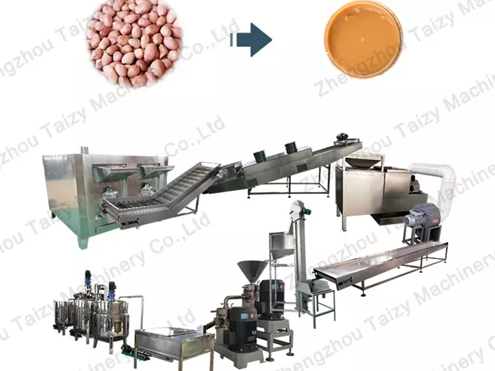 200kg/h Peanut Butter Production Line | Peanut Butter Processing